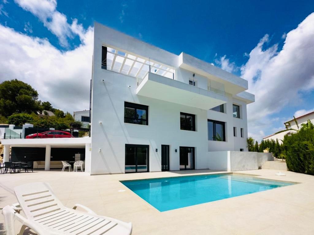 Calpe Villa Lujo Playa Piscina Jardin Barbacoa Ideal Familias Y Grupos Exterior photo