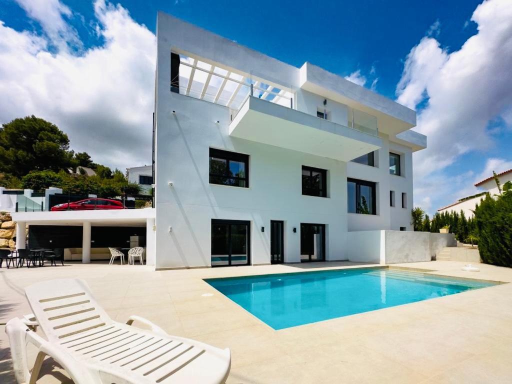 Calpe Villa Lujo Playa Piscina Jardin Barbacoa Ideal Familias Y Grupos Exterior photo